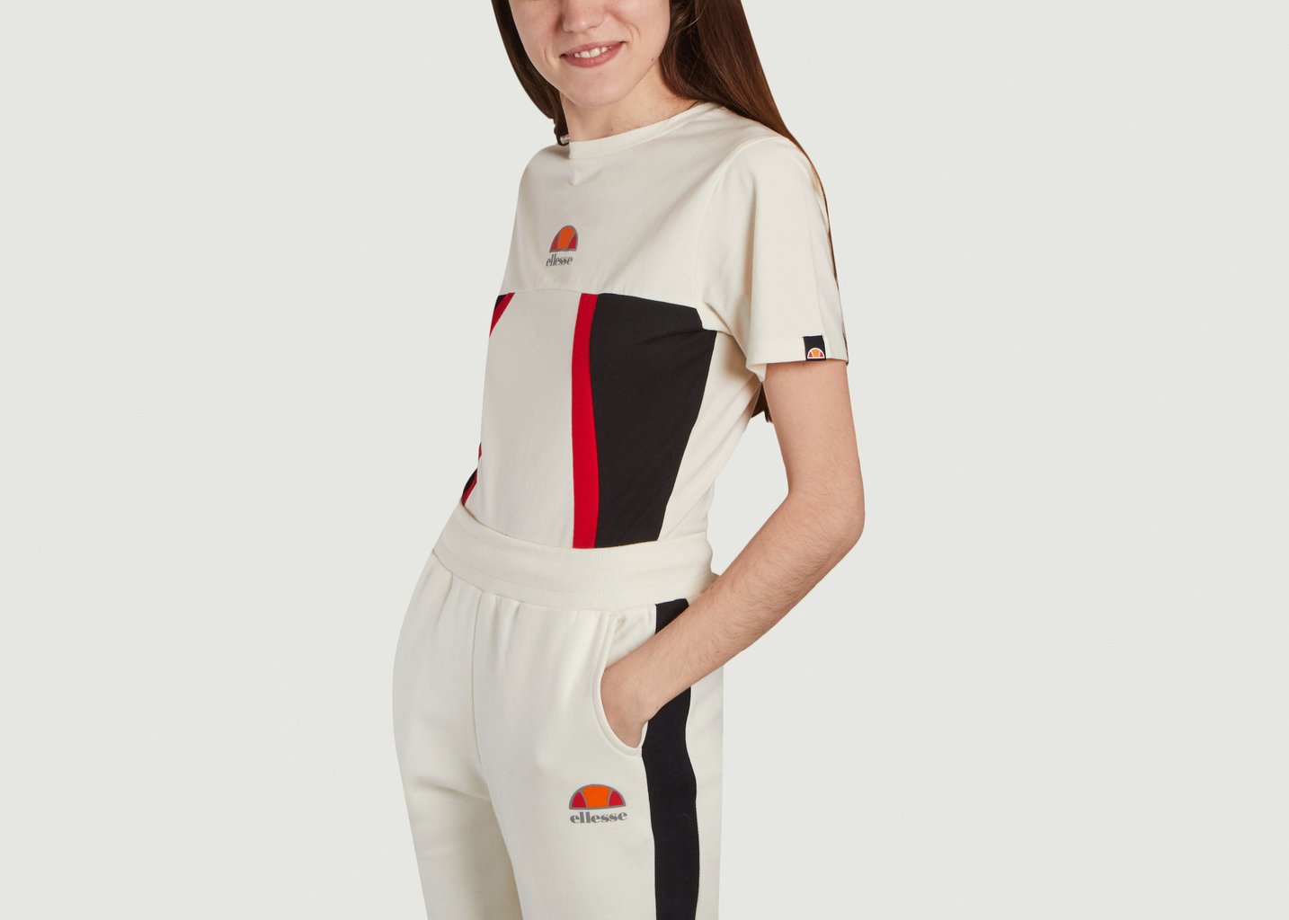 L'exception T Shirt Frankia Ecru Ellesse