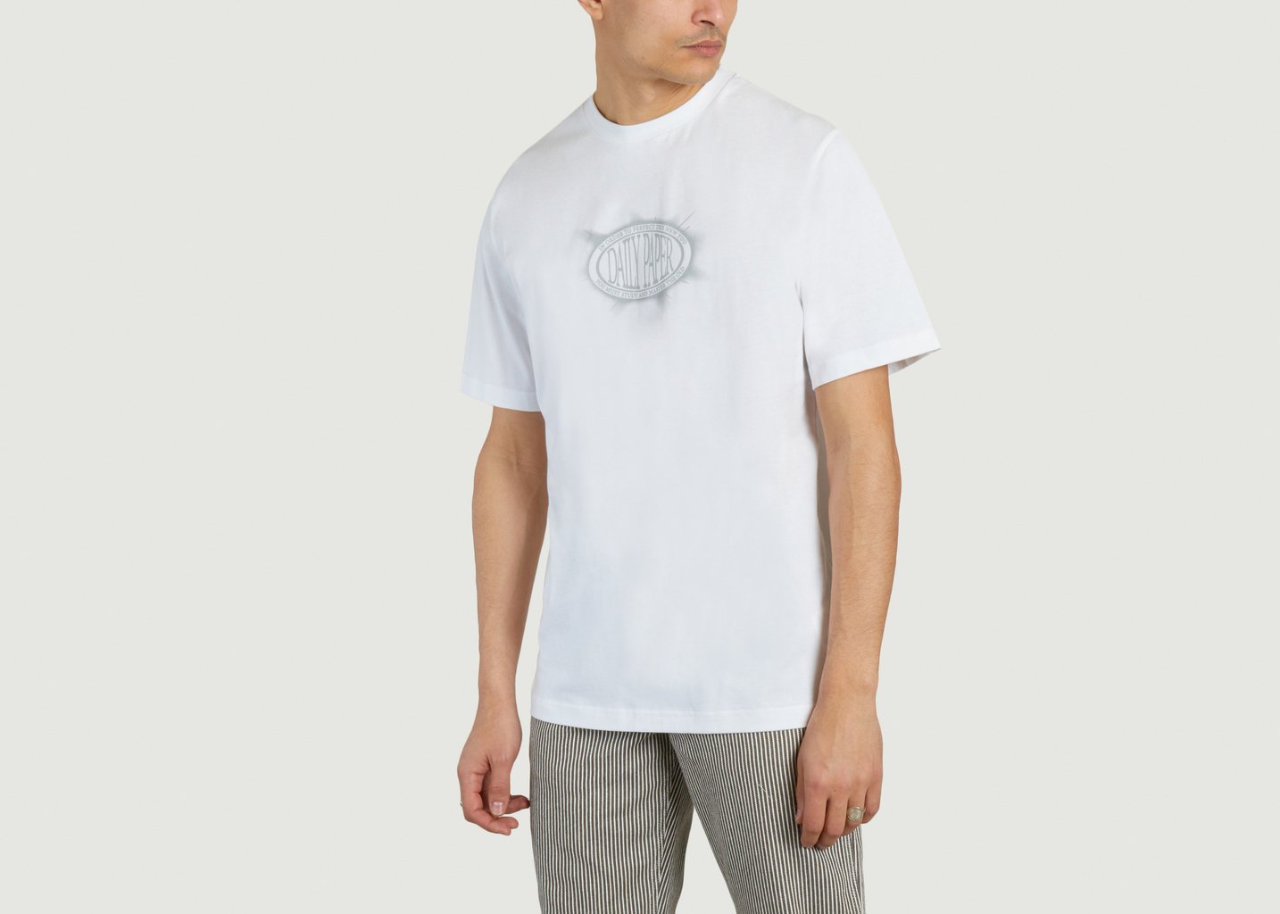 L'exception T Shirt Glow Blanc Daily Paper