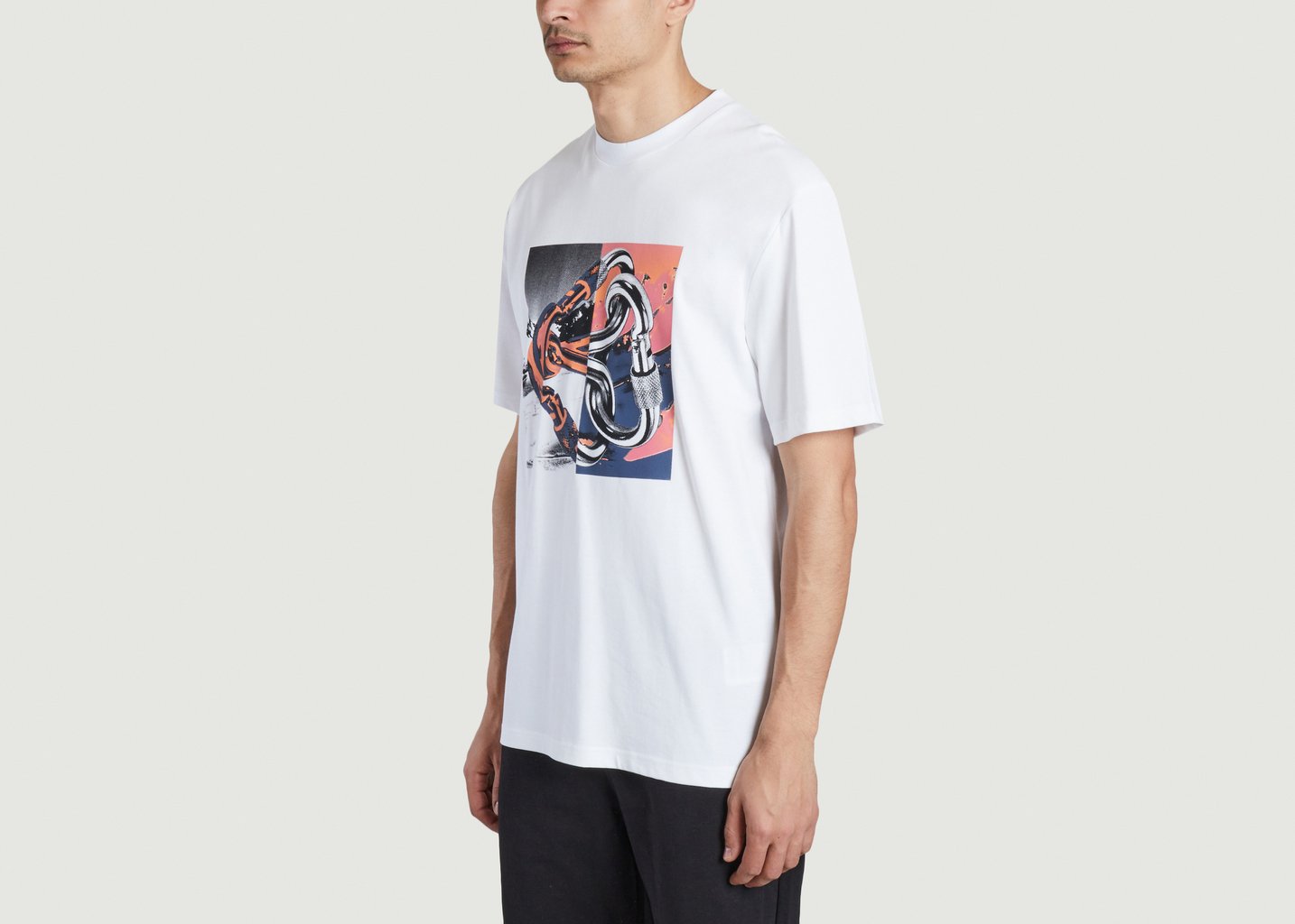 L'exception T Shirt Graphic Blanc The North Face