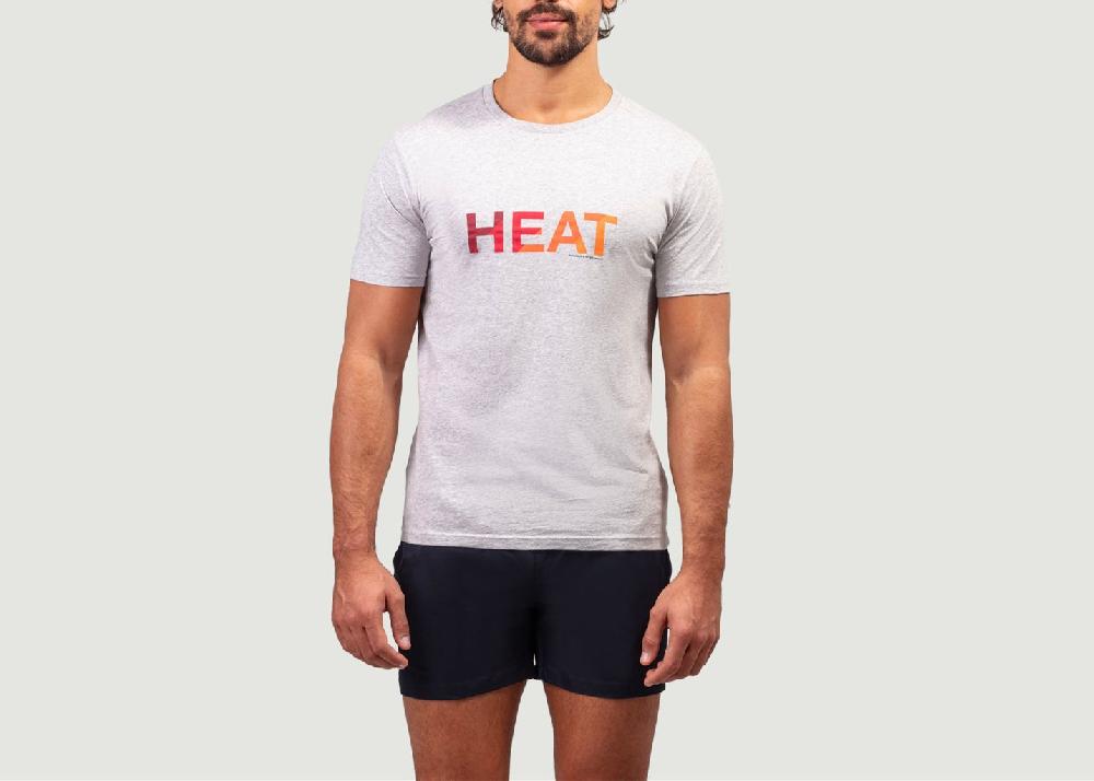 L'exception T Shirt HEAT Gris Ron Dorff