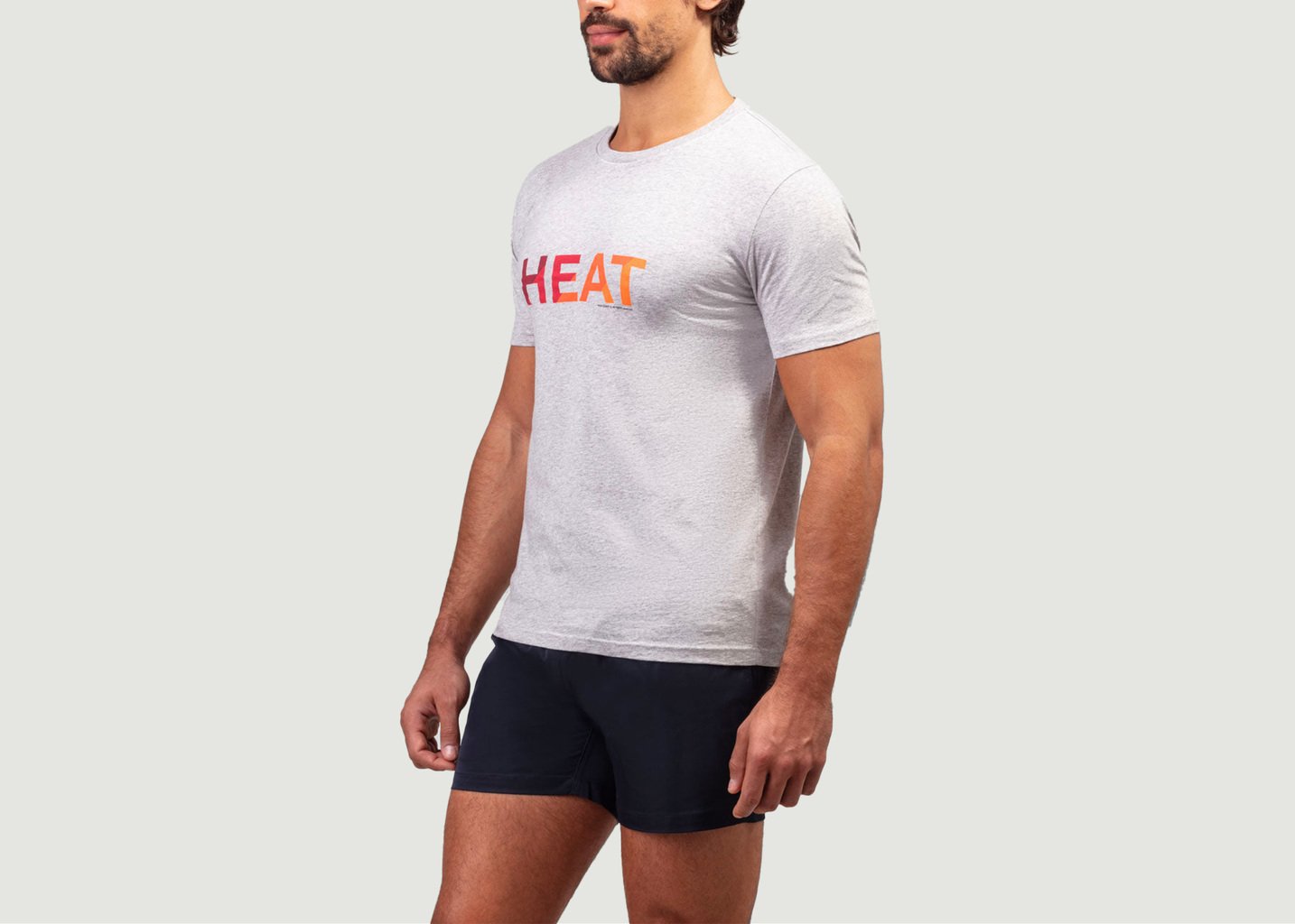L'exception T Shirt HEAT Gris Ron Dorff