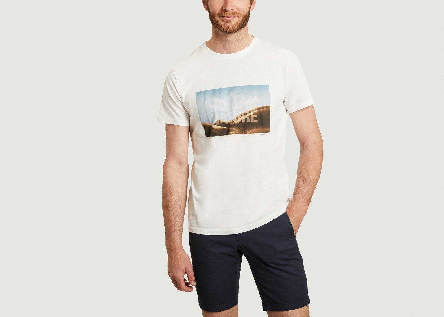 l'exception T shirt Human Nature Blanc Ron Dorff