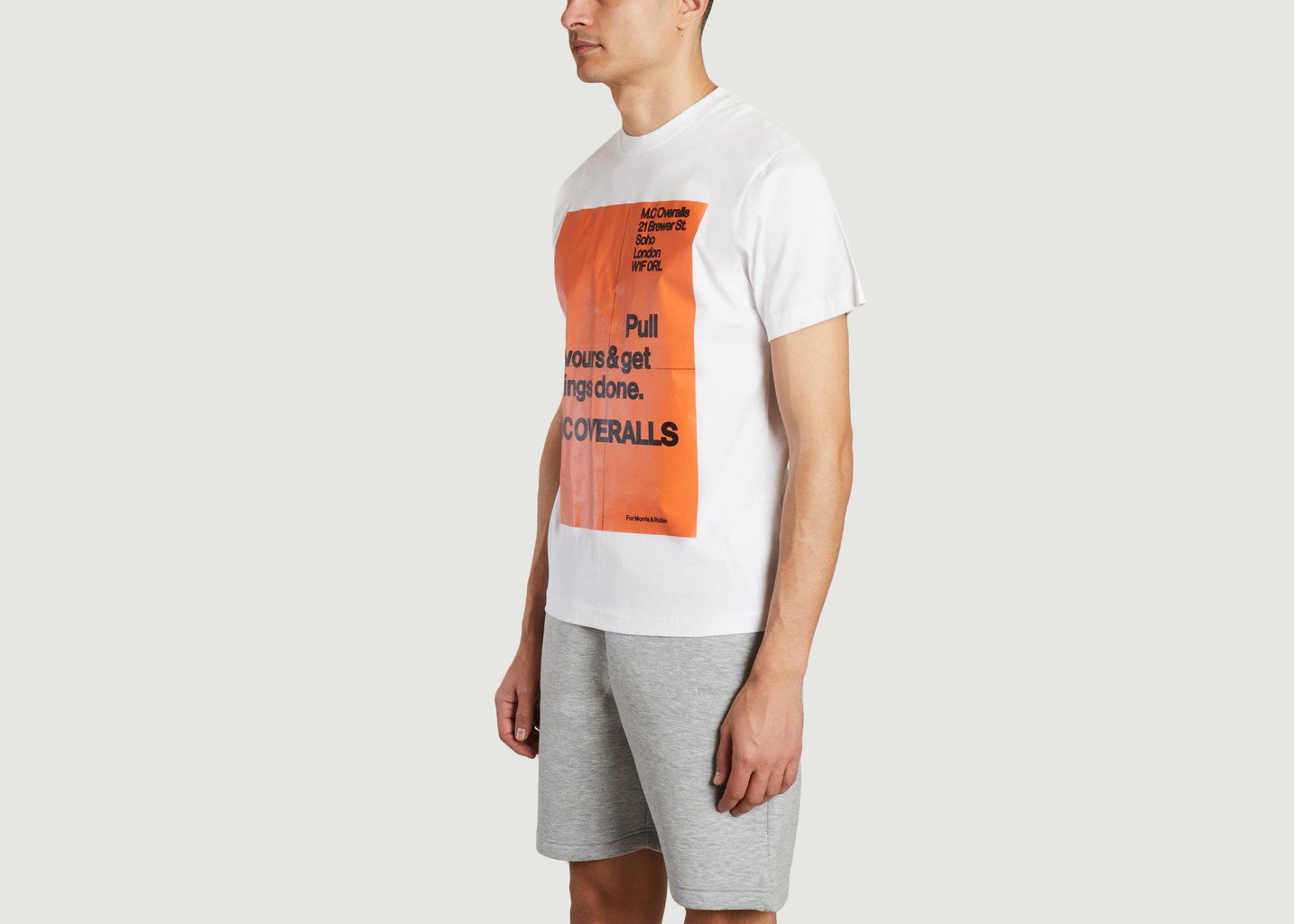 L'exception T Shirt Imprimé Blanc M.C. Overalls