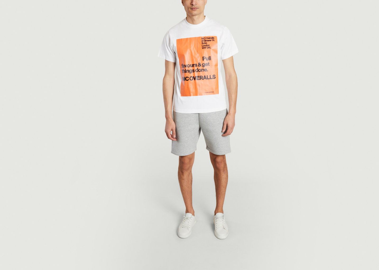 L'exception T Shirt Imprimé Blanc M.C. Overalls