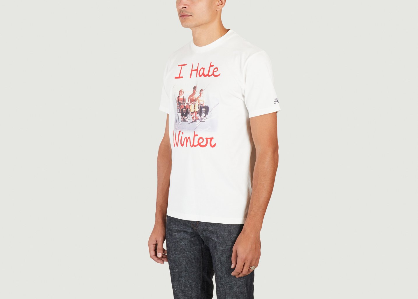 L'exception T Shirt Imprimé Blanc MC2 Saint Barth
