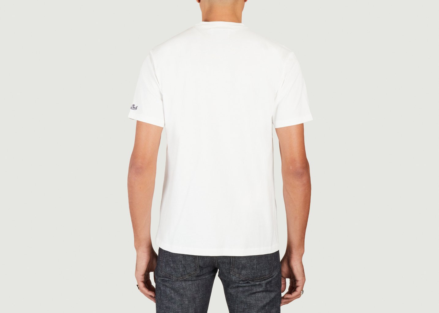 L'exception T Shirt Imprimé Blanc MC2 Saint Barth