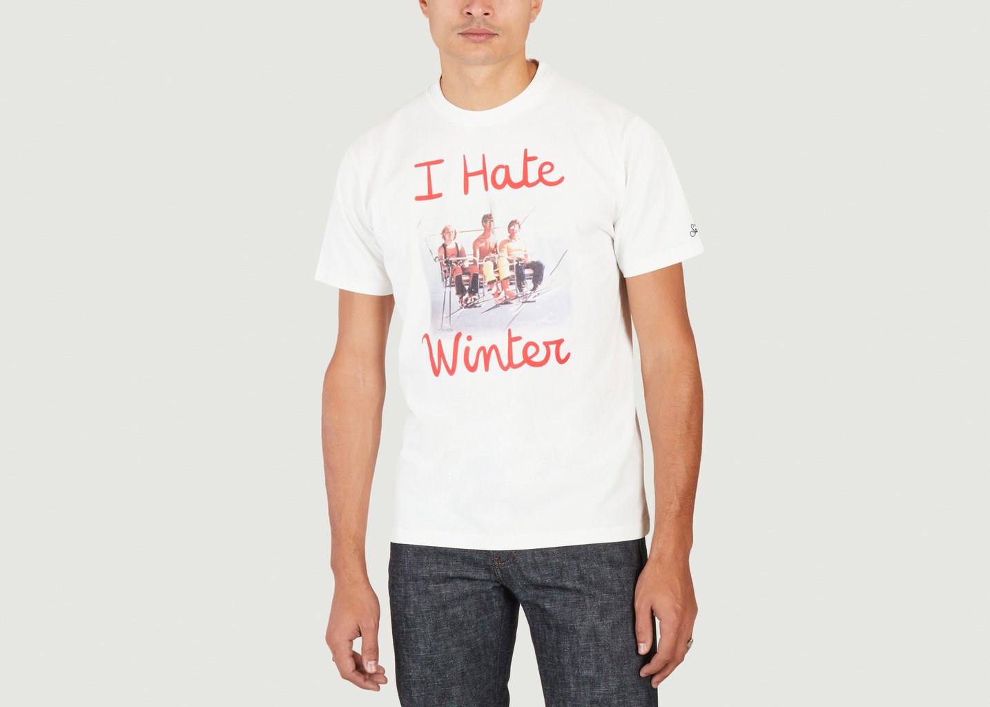 l'exception T shirt imprimé Blanc MC2 Saint Barth