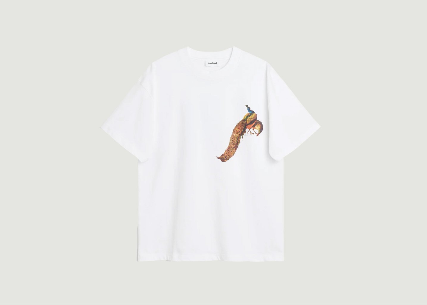 l'exception T shirt Kai Peacook Blanc soulland