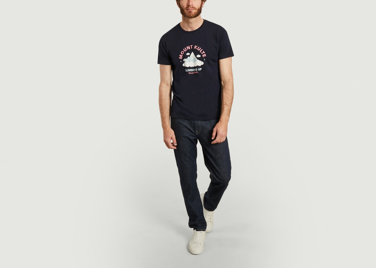 L'exception T Shirt Kulte Mount Bleu Marine Kulte