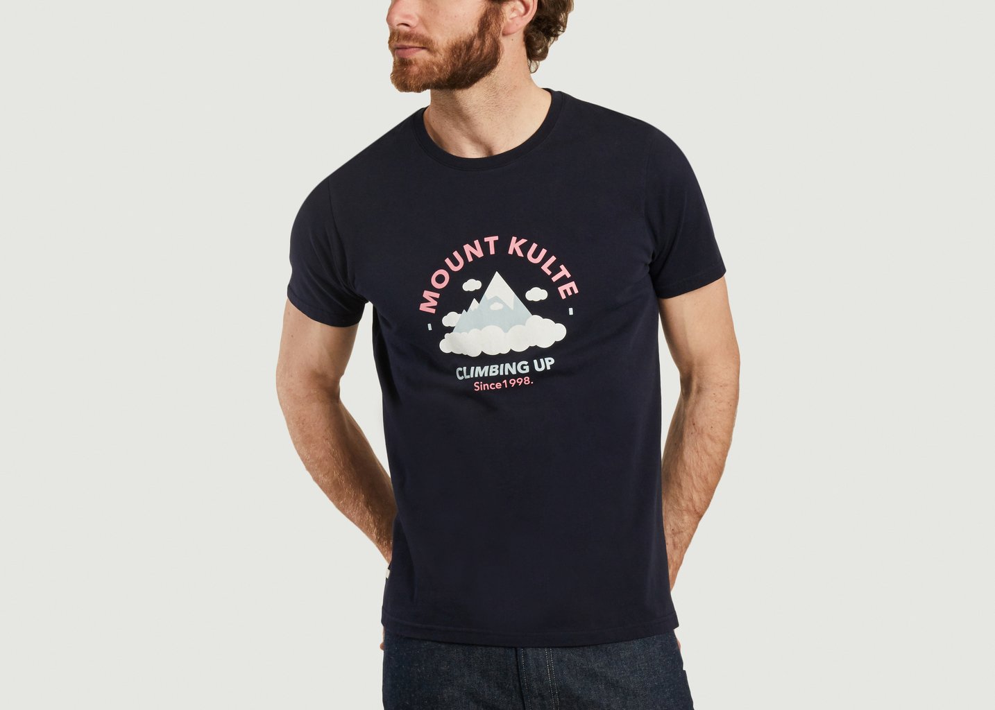 l'exception T shirt Kulte Mount Bleu Marine Kulte