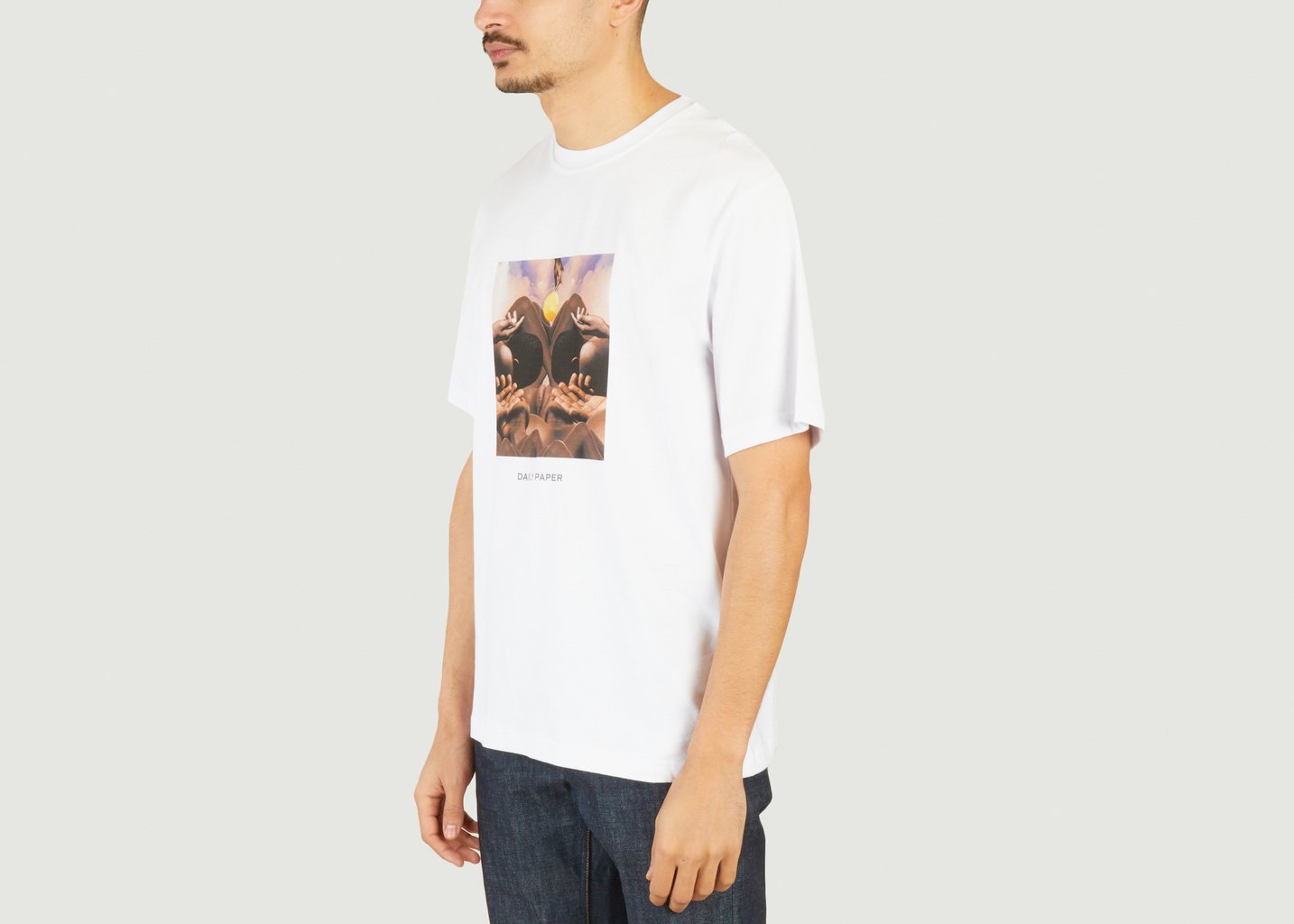 L'exception T Shirt Landscape Blanc Daily Paper