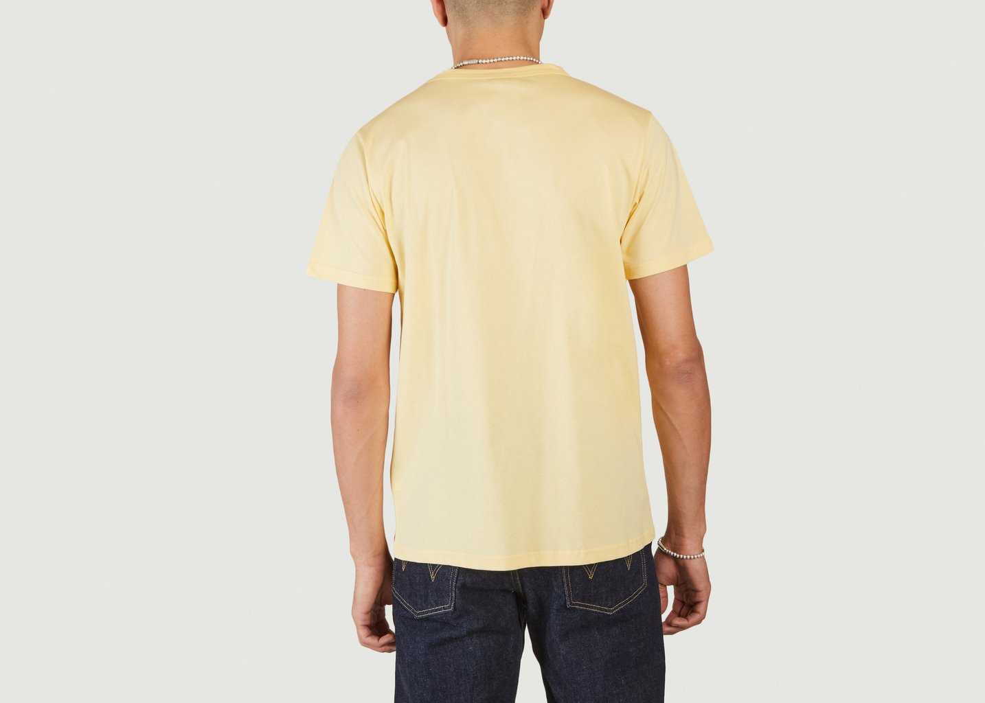 L'exception T Shirt Logotypé Brando Jaune Agnès B