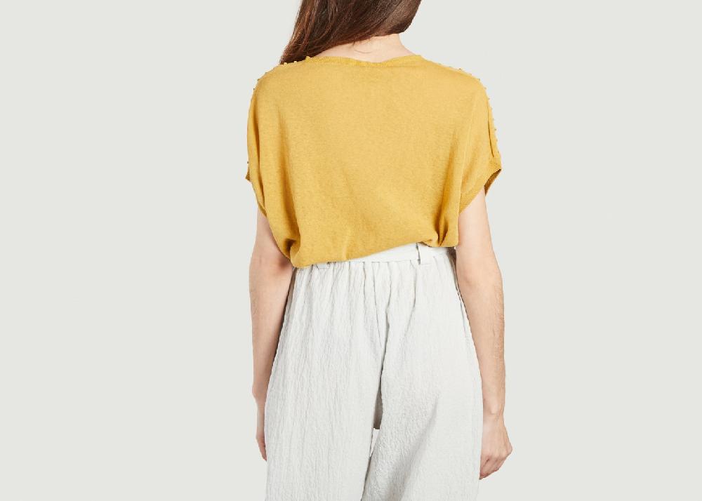 L'exception T Shirt Maui Moutarde Momoni