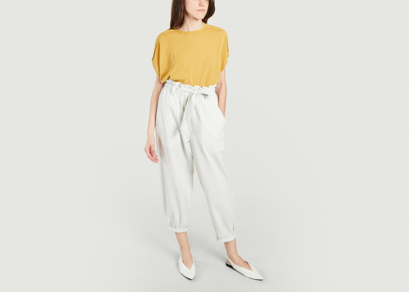 L'exception T Shirt Maui Moutarde Momoni