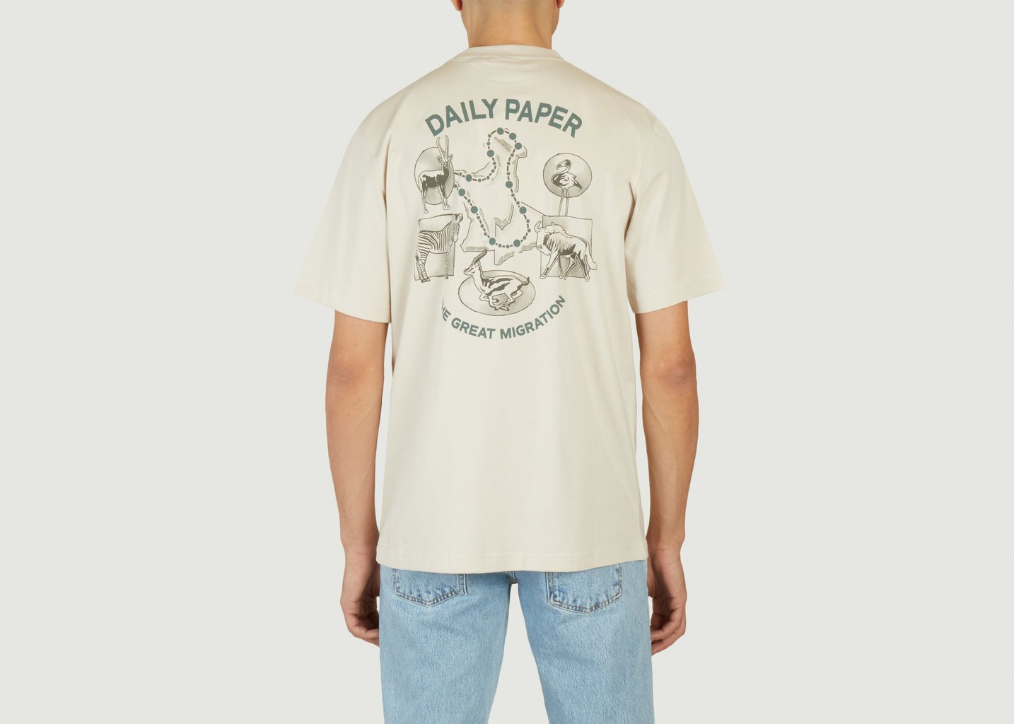 L'exception T Shirt Migration Beige Daily Paper