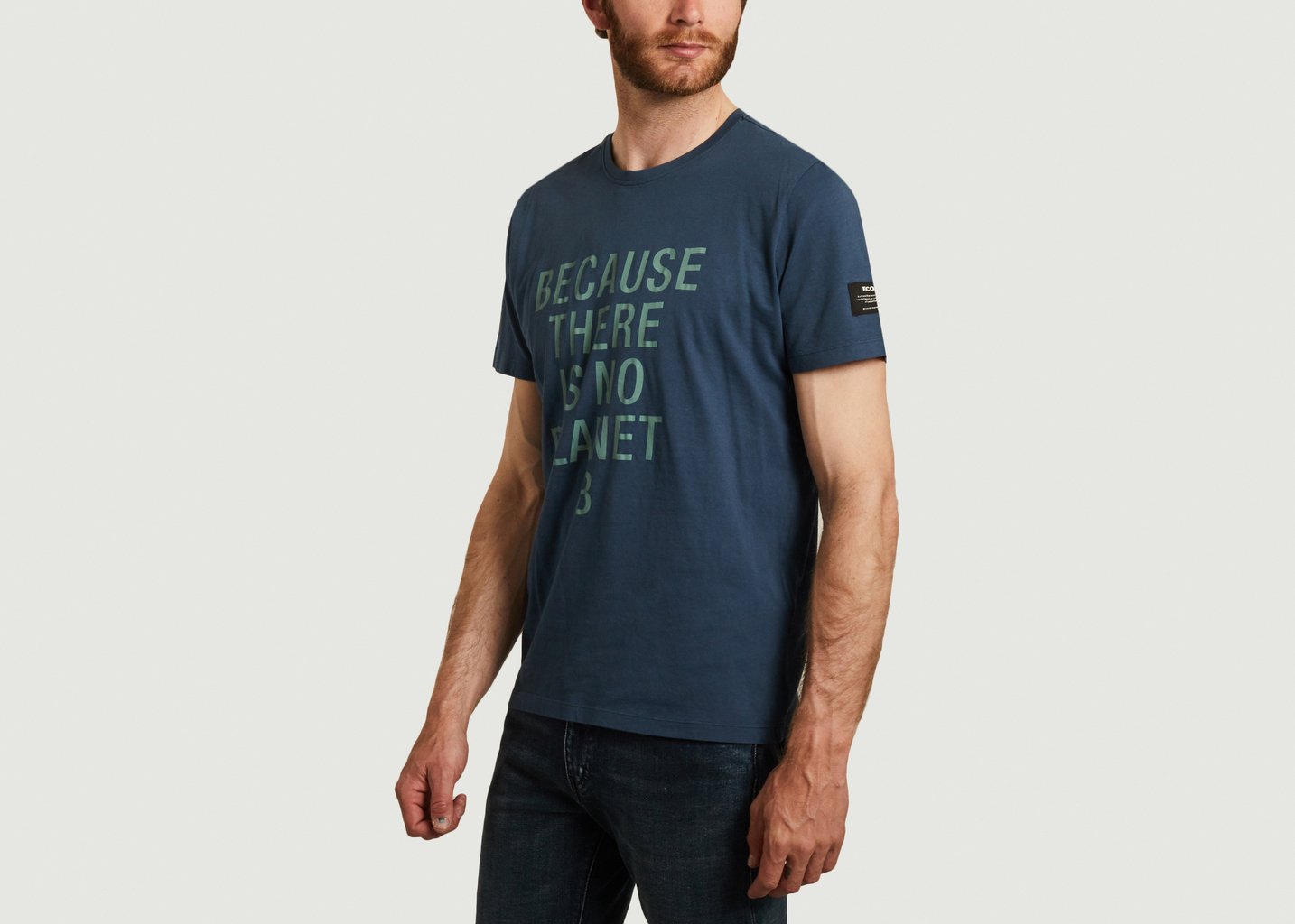 L'exception T Shirt Natal Bleu Marine Ecoalf
