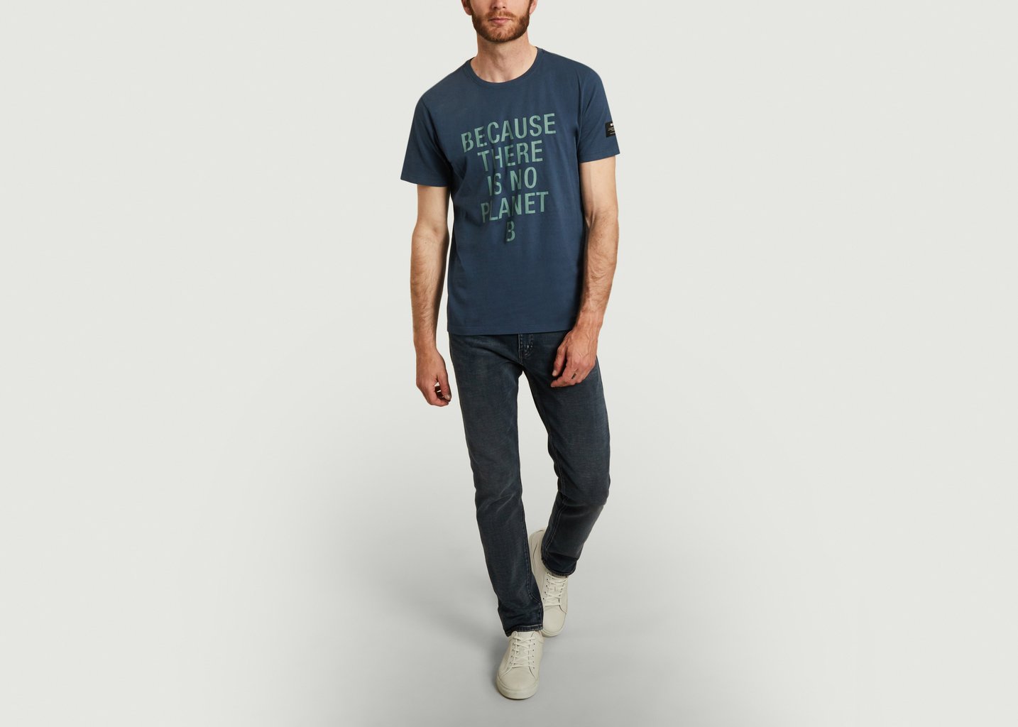 L'exception T Shirt Natal Bleu Marine Ecoalf