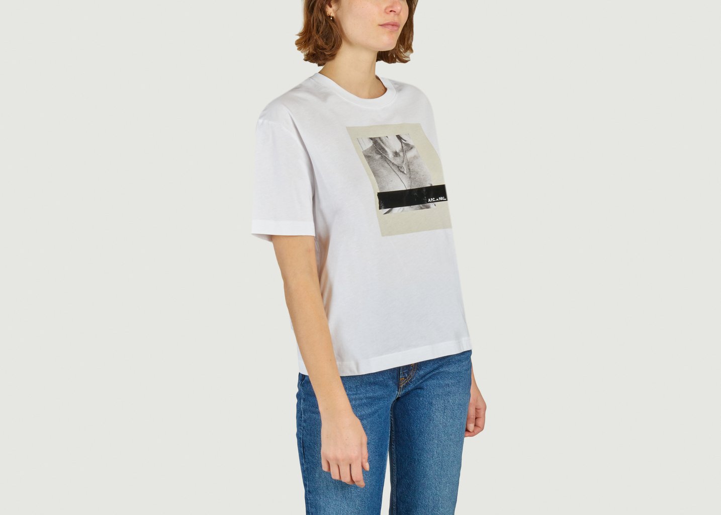 L'exception T Shirt New Heaven Noir APC Paris
