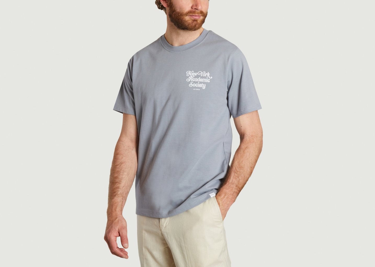 L'exception T Shirt New York Bleu Les Deux