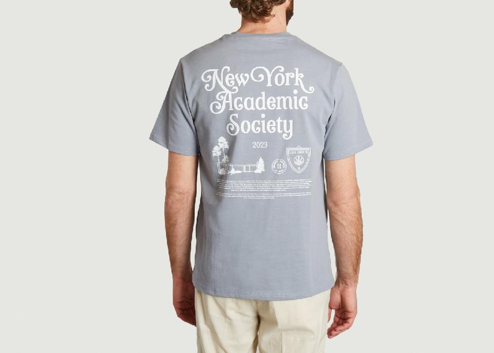 L'exception T Shirt New York Bleu Les Deux