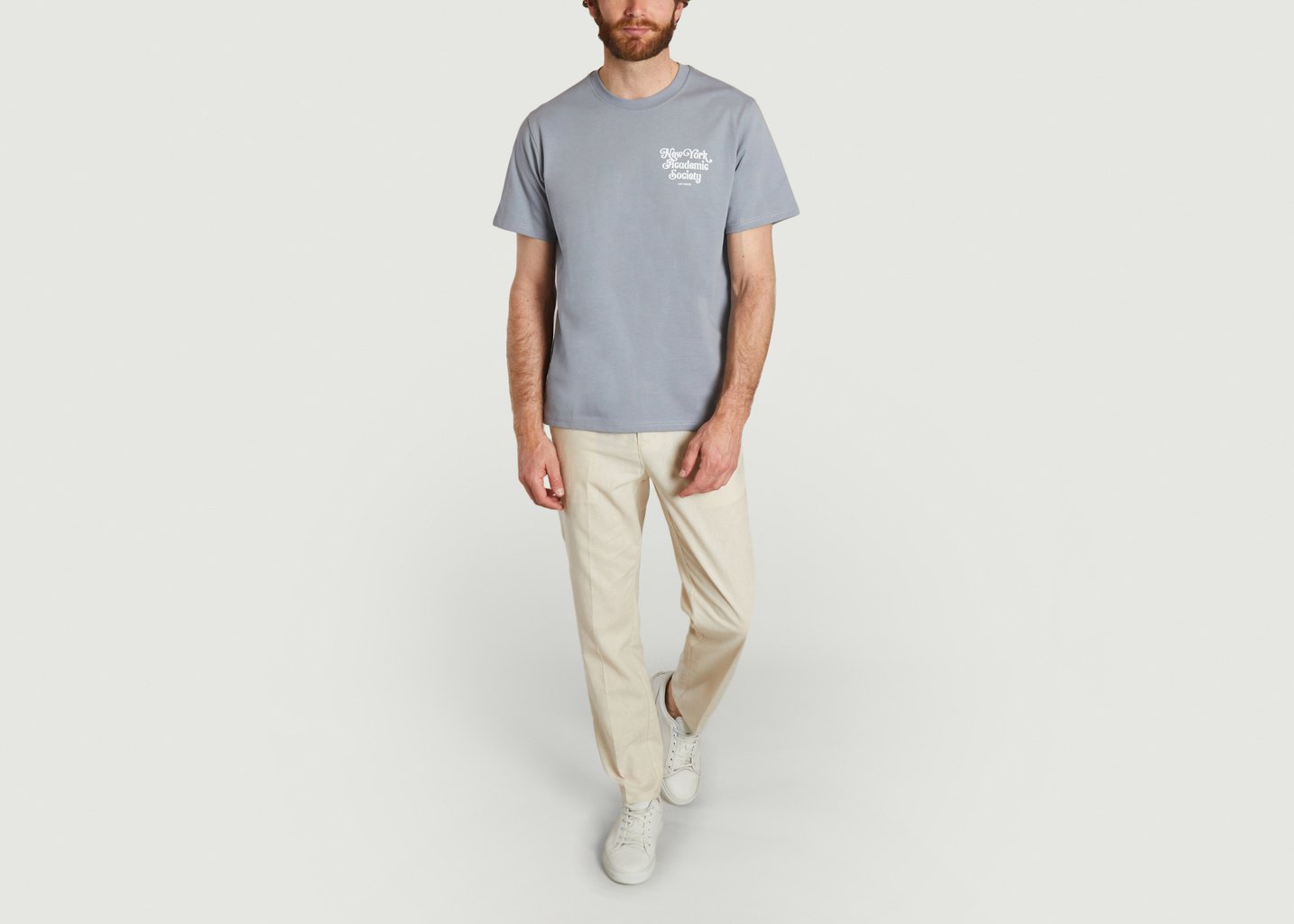 L'exception T Shirt New York Bleu Les Deux