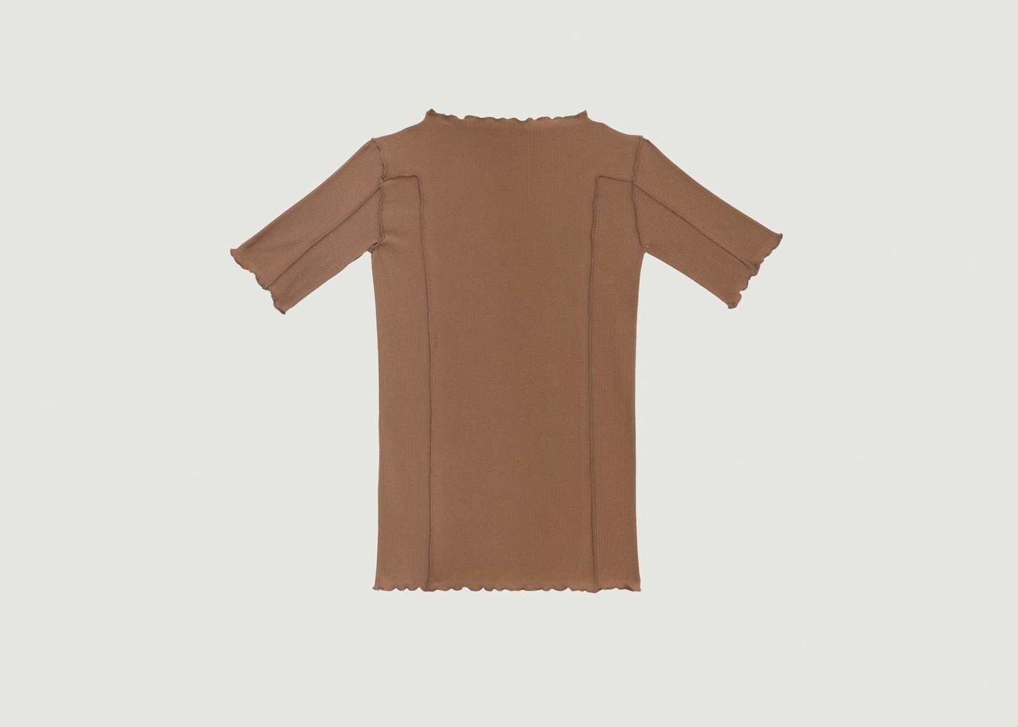 L'exception T Shirt Omato 3/4 Marron Baserange