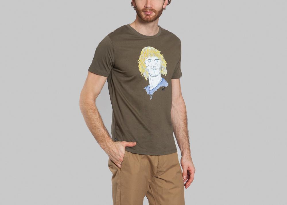 L'exception T Shirt Patrick Khaki WAIT