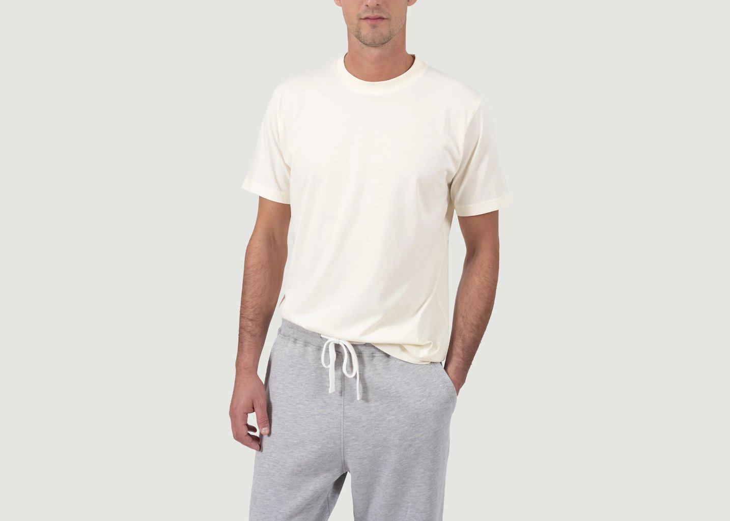 l'exception T shirt Rimbo Ecru Talc Paris