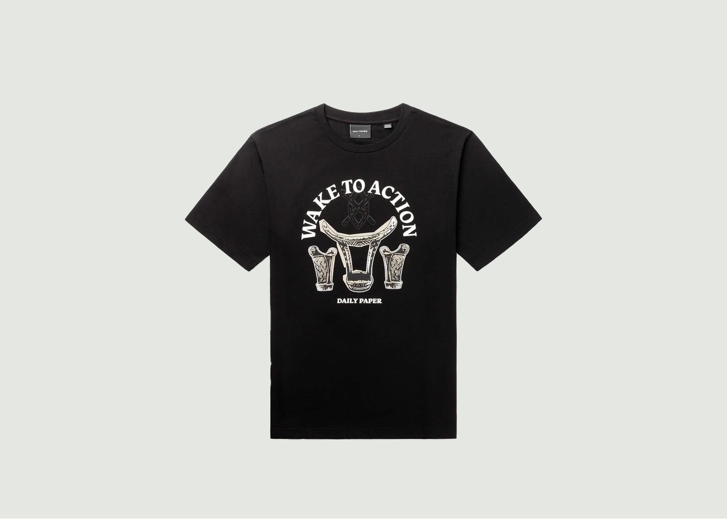 l'exception T shirt Rivo Noir Daily Paper