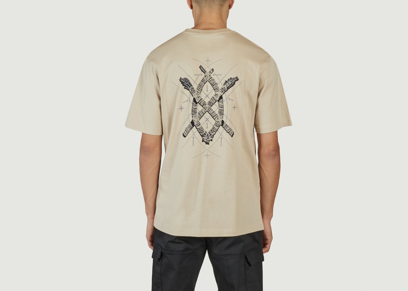 L'exception T Shirt Rudo Beige Daily Paper