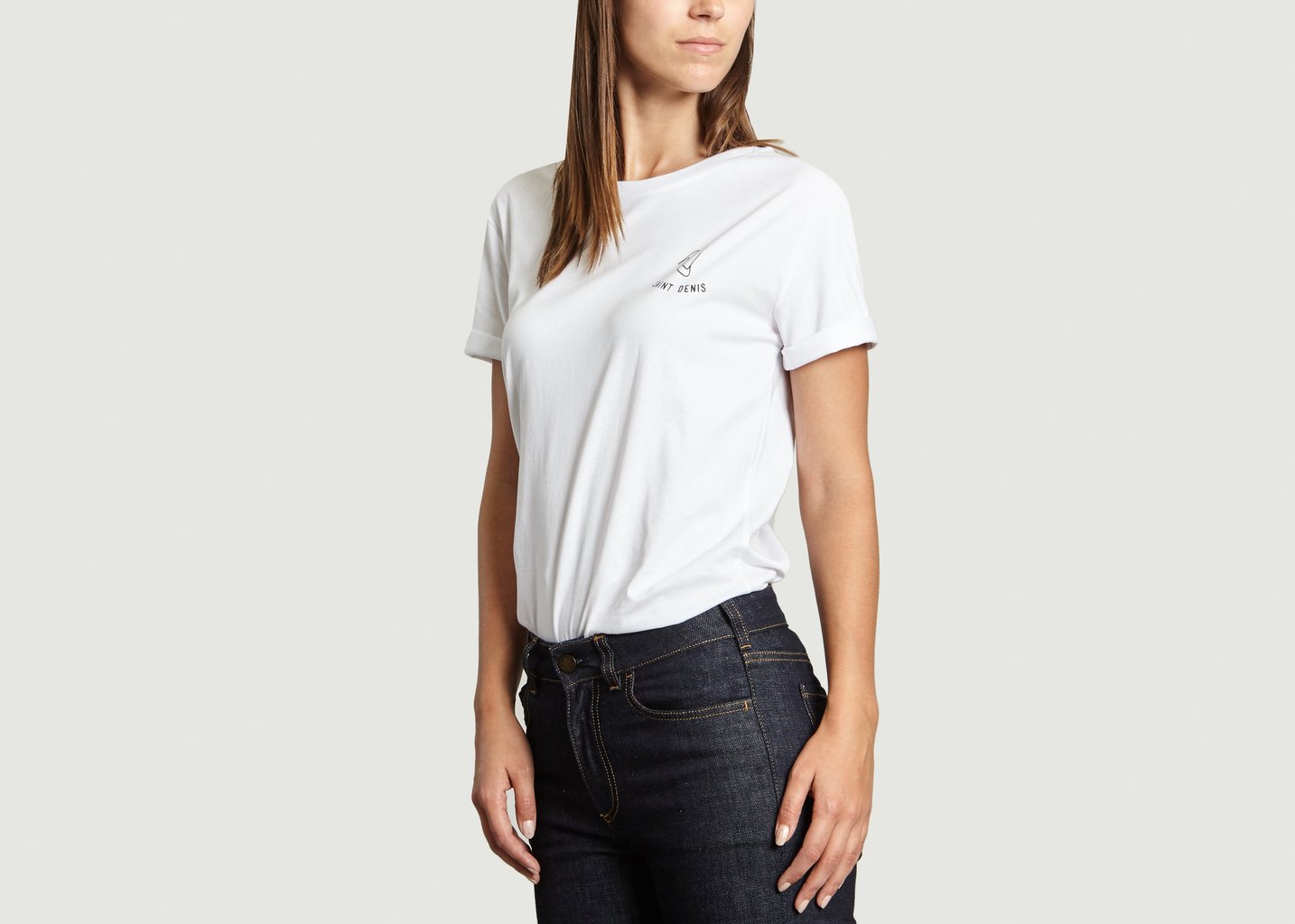 L'exception T Shirt Saint Denis Blanc Fere Paris