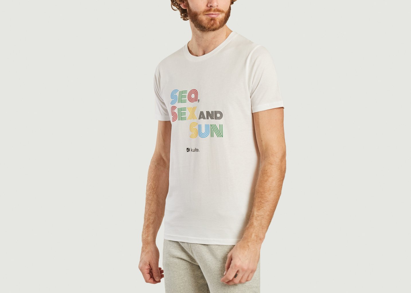 L'exception T Shirt Sea & Sun Blanc Kulte
