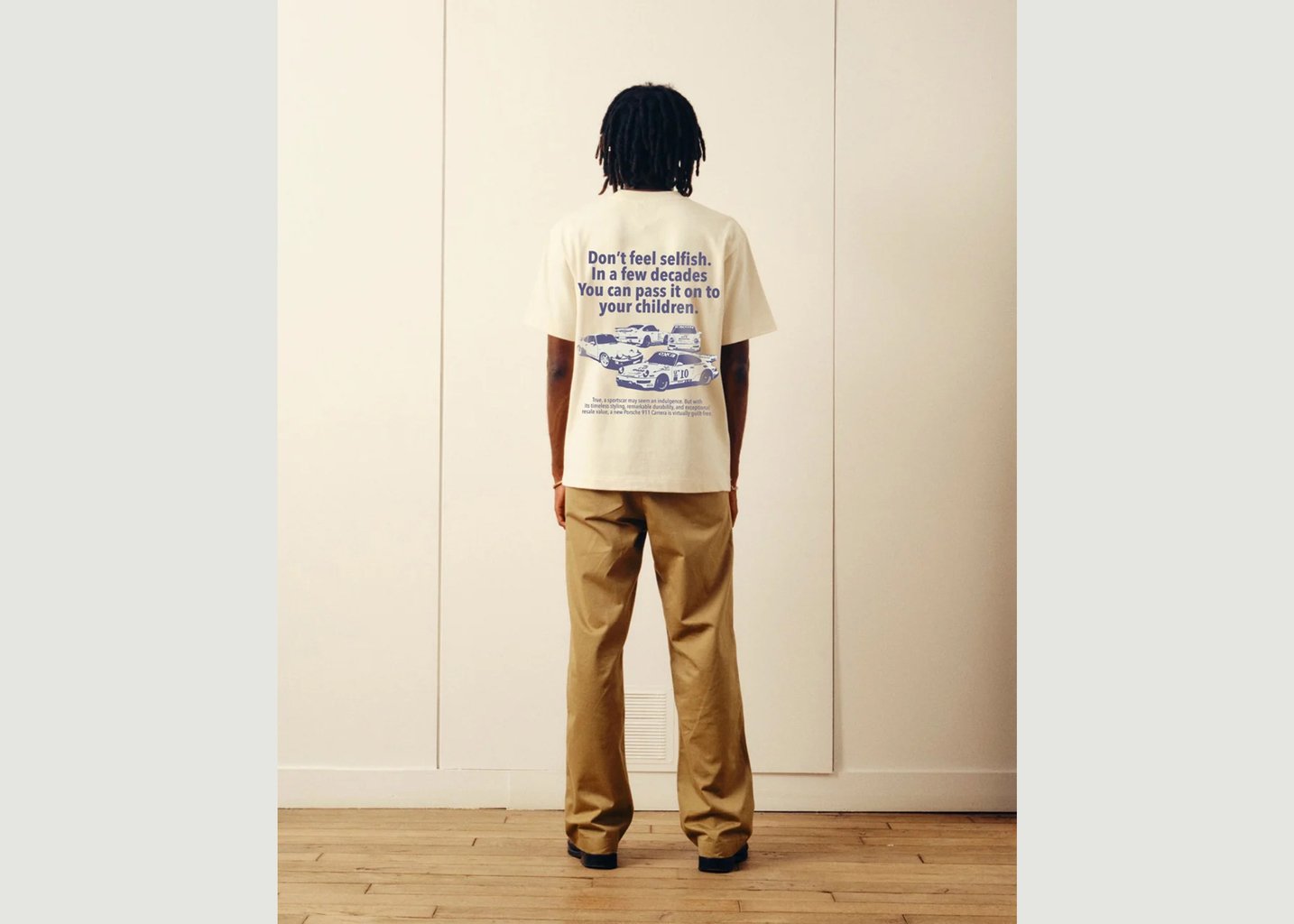 L'exception T Shirt Selfish Ecru Verlan