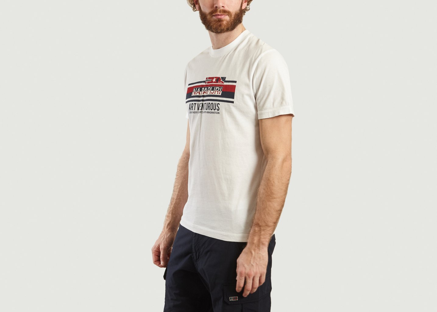 L'exception T Shirt Sikar Blanc Napapijri