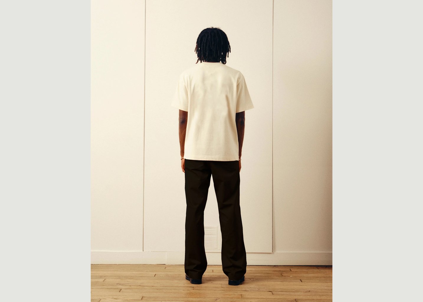 L'exception T Shirt Smocking Kills Ecru Verlan