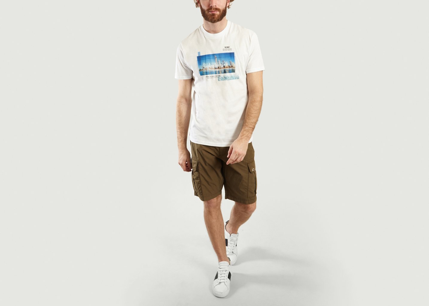 L'exception T Shirt Sobar Blanc Napapijri