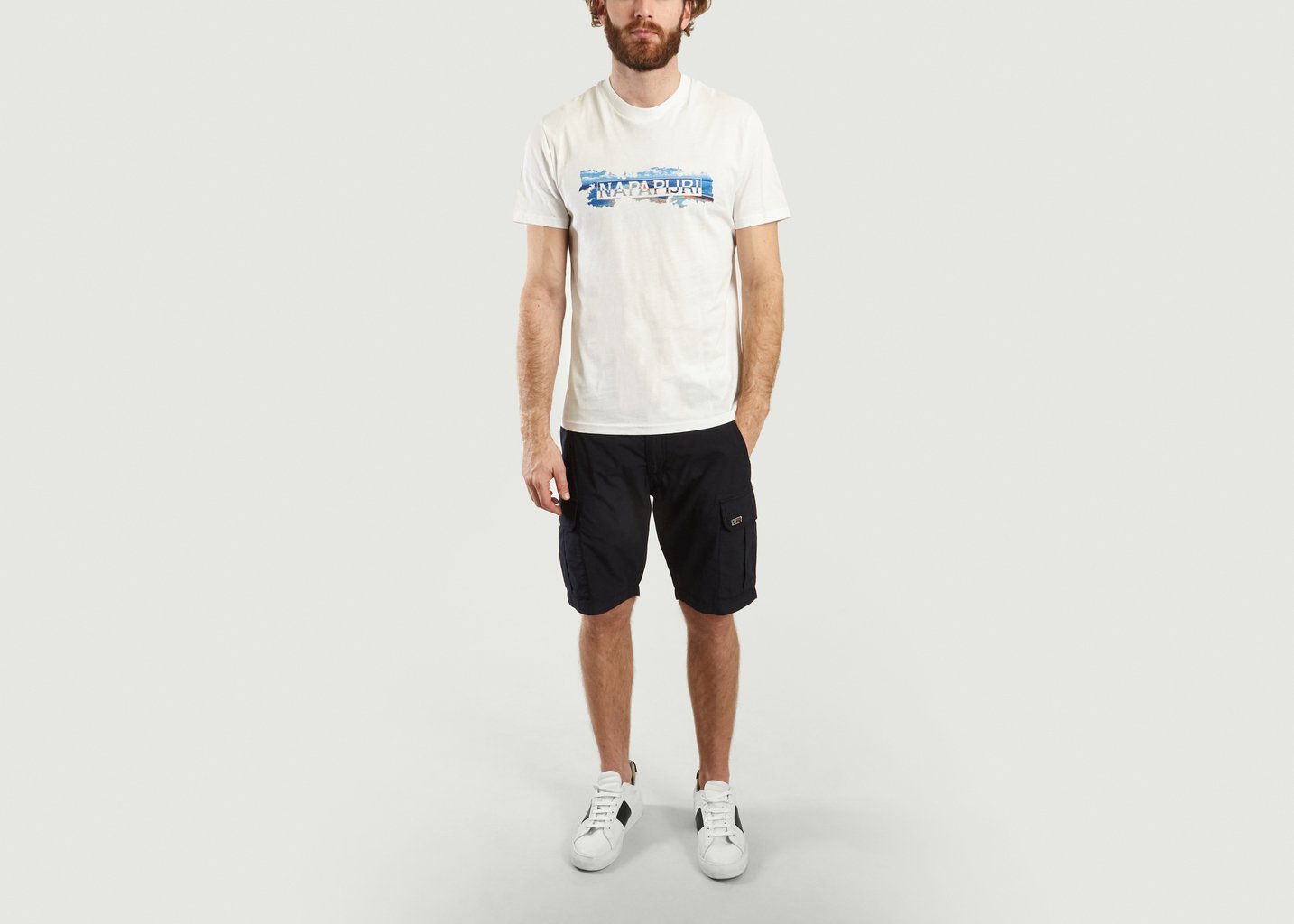 L'exception T Shirt Sobar Blanc Napapijri