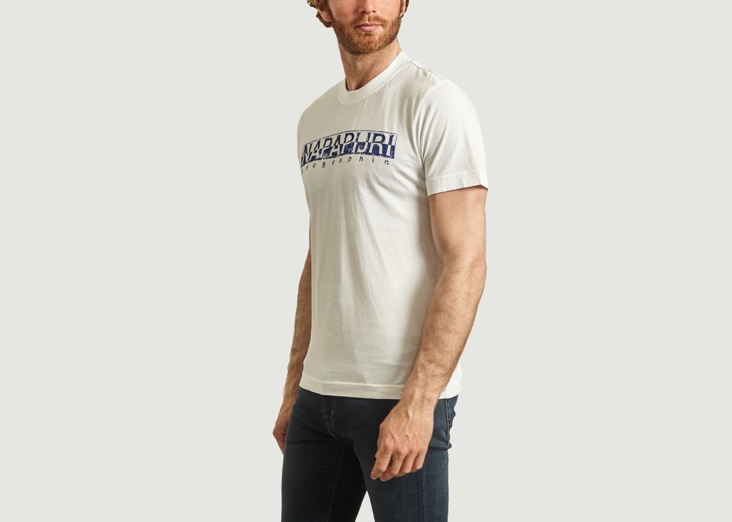L'exception T Shirt Solanos Blanc Napapijri