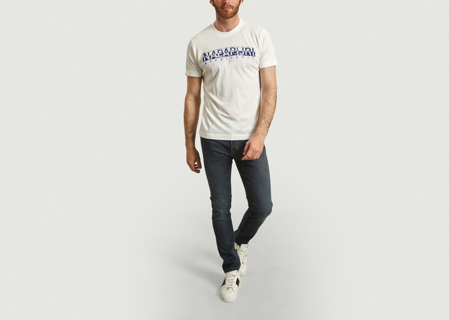 L'exception T Shirt Solanos Blanc Napapijri