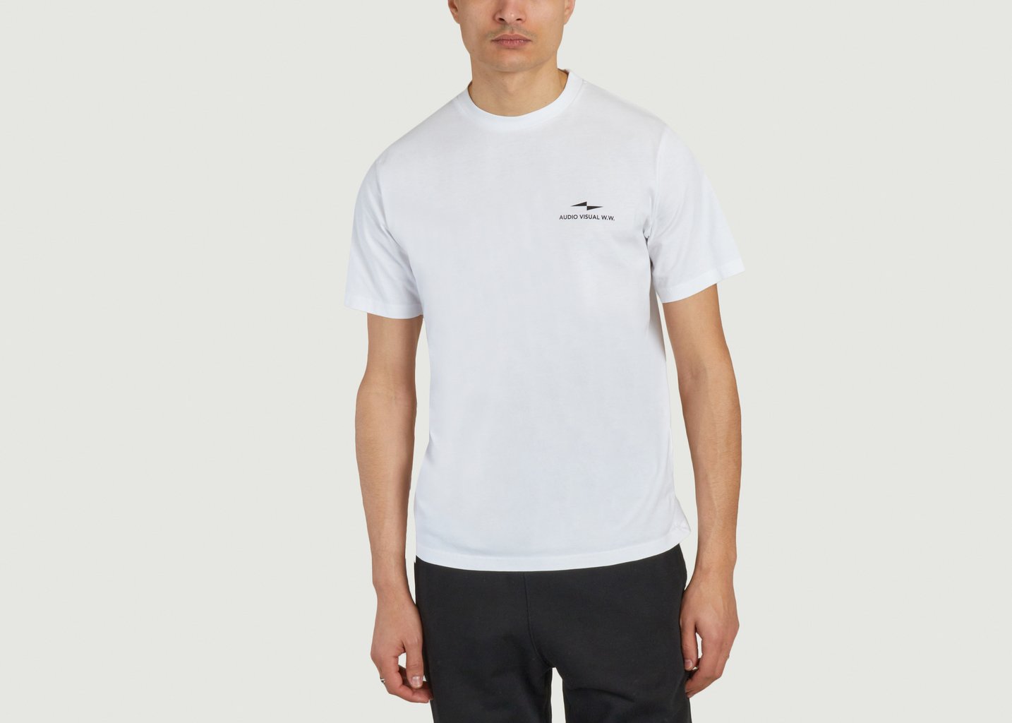 L'exception T Shirt Source Vertical Blanc AVNIER