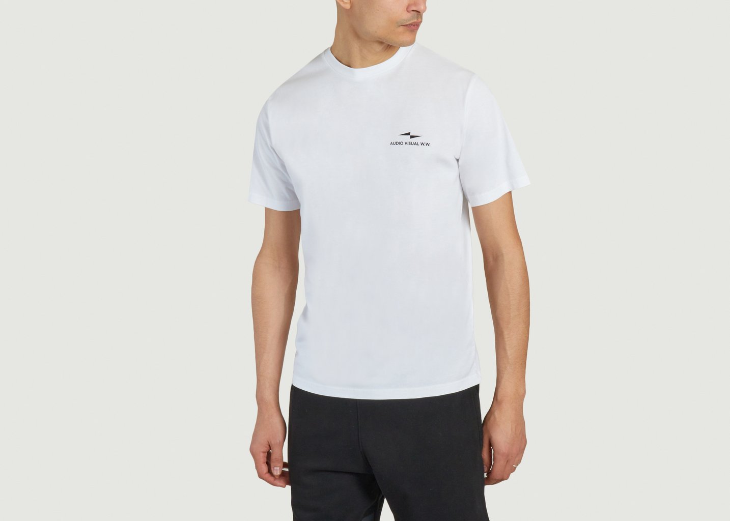L'exception T Shirt Source Vertical Blanc AVNIER