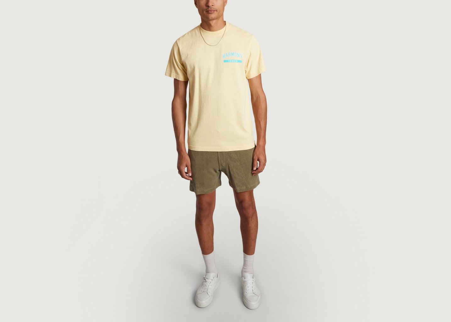 L'exception T Shirt Tennis En Coton Jaune Harmony