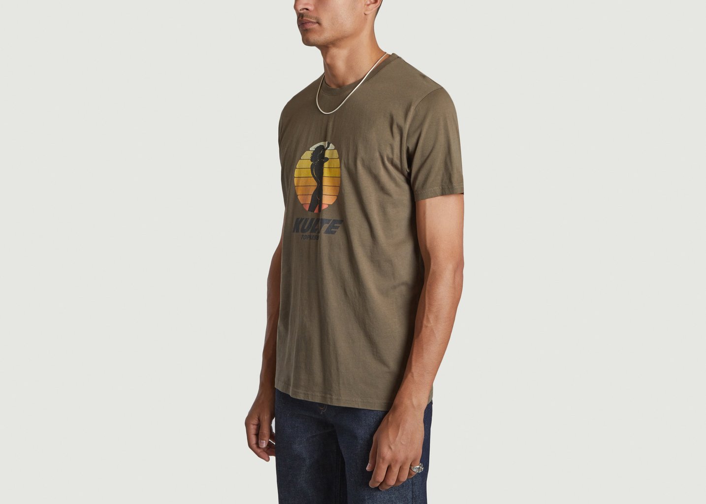 L'exception T Shirt Topless Khaki Kulte