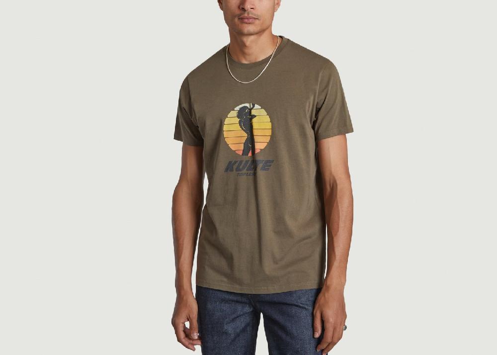 l'exception T shirt Topless Khaki Kulte