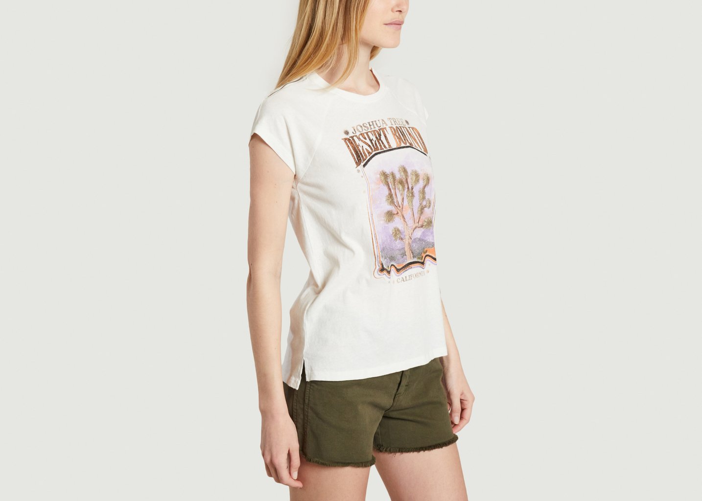 L'exception T Shirt Tree Ecru Five Jeans