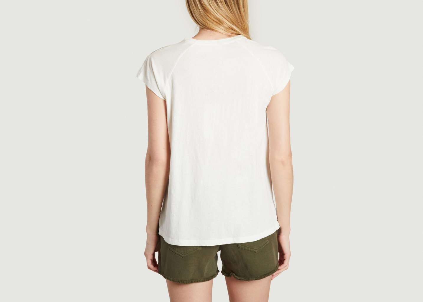 L'exception T Shirt Tree Ecru Five Jeans