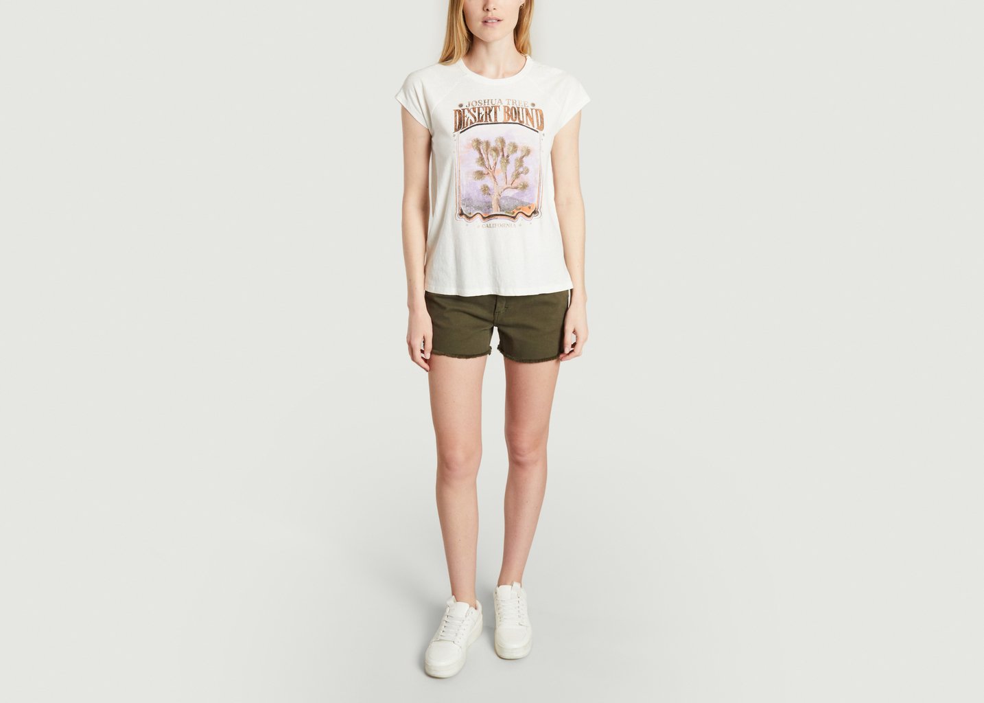 L'exception T Shirt Tree Ecru Five Jeans