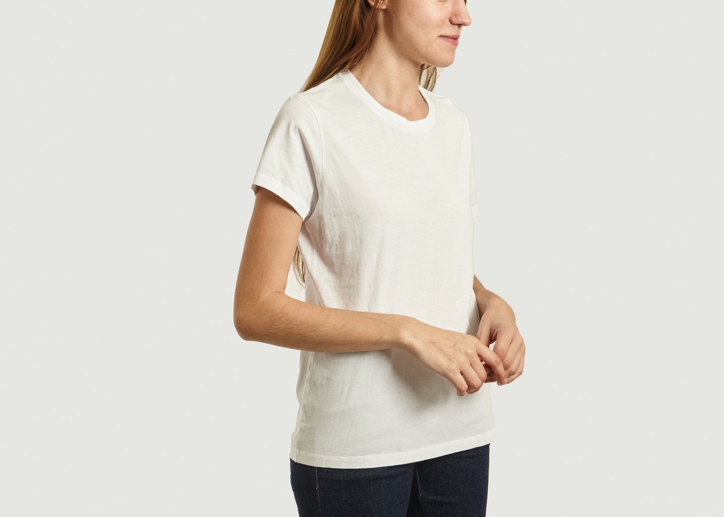 L'exception T Shirt Uni Solly Blanc Samsoe & Samsoe