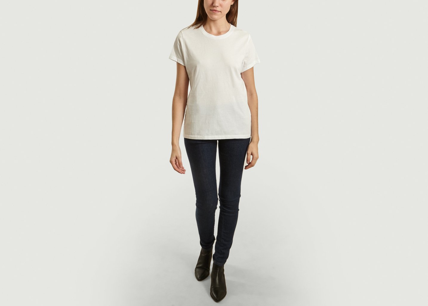 L'exception T Shirt Uni Solly Blanc Samsoe & Samsoe