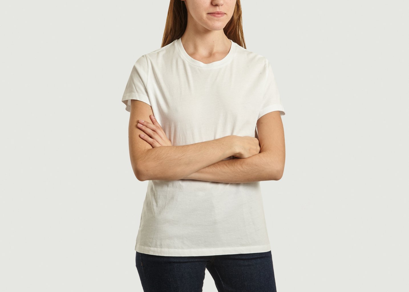 l'exception T Shirt Uni Solly Blanc Samsoe & Samsoe